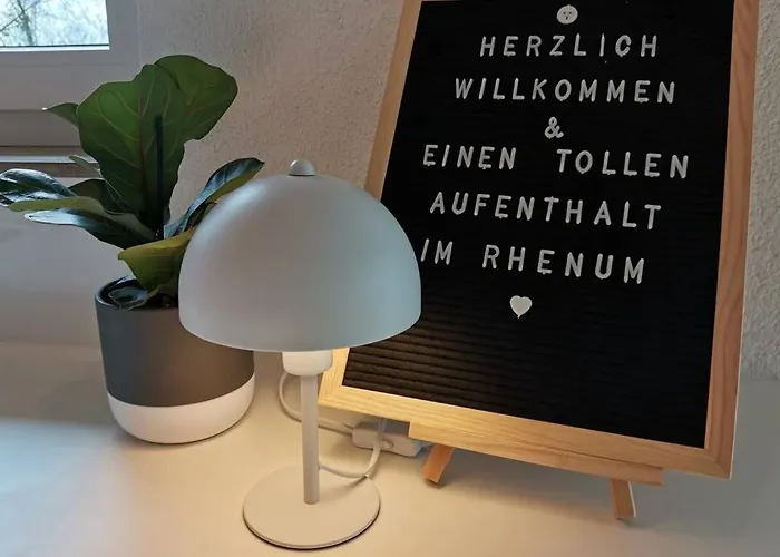 Moderne Rhenum Mit Wallbox Feriehus